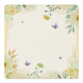 Flights Of Floral Yellow mahjong mat by Mahjong by SI