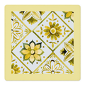 Flower Tile Power Yellow mahjong mat by Mahjong by SI