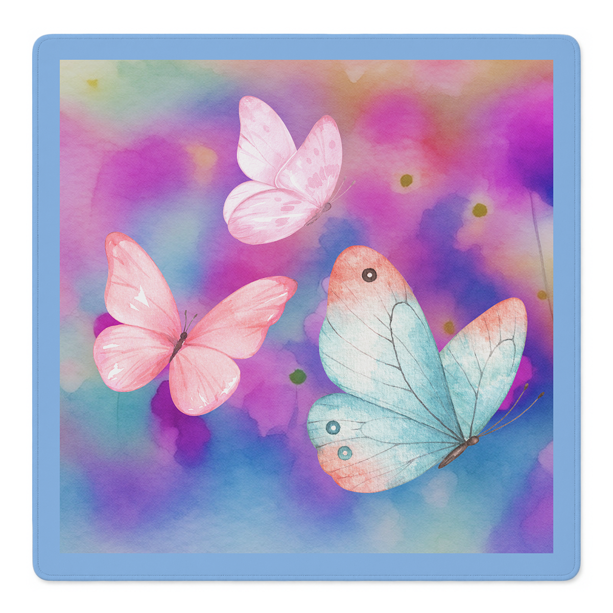 Flutter Weather Blue mahjong mat by Mahjong by SI