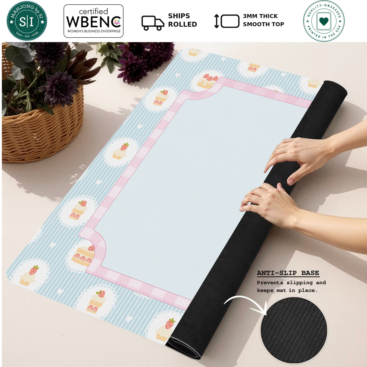 Mahjong by SI™ Frosted Fantasy Mahjong Mat
