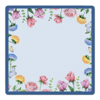 Full Bloom Blue mahjong mat by Mahjong by SI