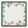 Full Bloom Green mahjong mat by Mahjong by SI