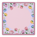 Full Bloom Pink Circle mahjong mat by Mahjong by SI