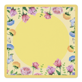 Full Bloom Yellow Circle mahjong mat by Mahjong by SI