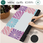 Mahjong by SI™ Garden Grid | Pink Mahjong Mat