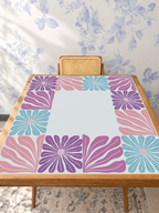 Mahjong by SI™ Garden Grid | Pink Mahjong Mat