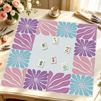 Mahjong by SI™ Garden Grid | Pink Mahjong Mat
