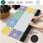 Mahjong by SI™ Garden Grid | Yellow Mahjong Mat