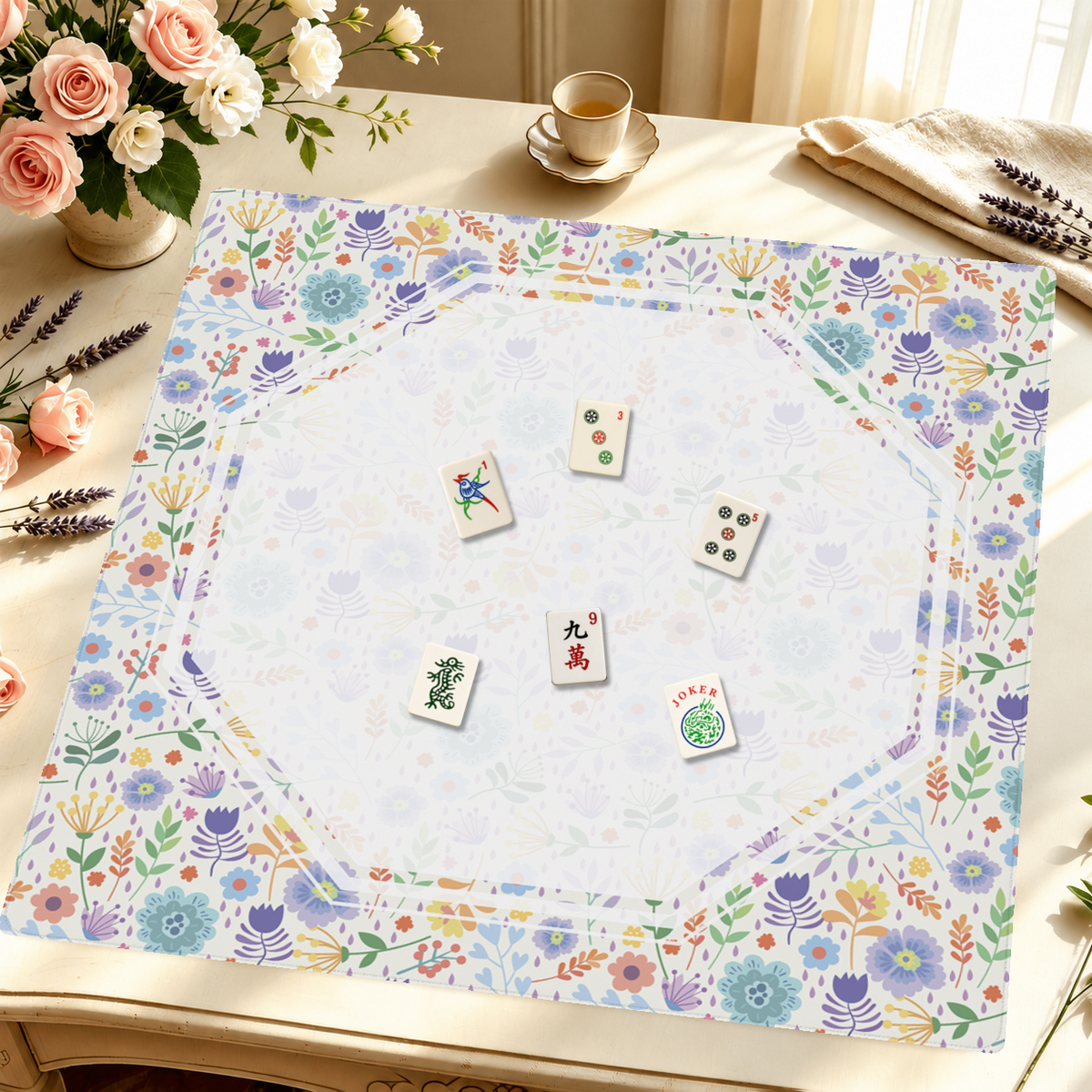 Mahjong by SI™ Garden Party Mahjong Mat