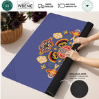 Mahjong by SI™ Gilded Opulence | Blue Mahjong Mat