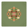 Gilded Opulence | Green - 33"x 33" SI Signature™ faux leather