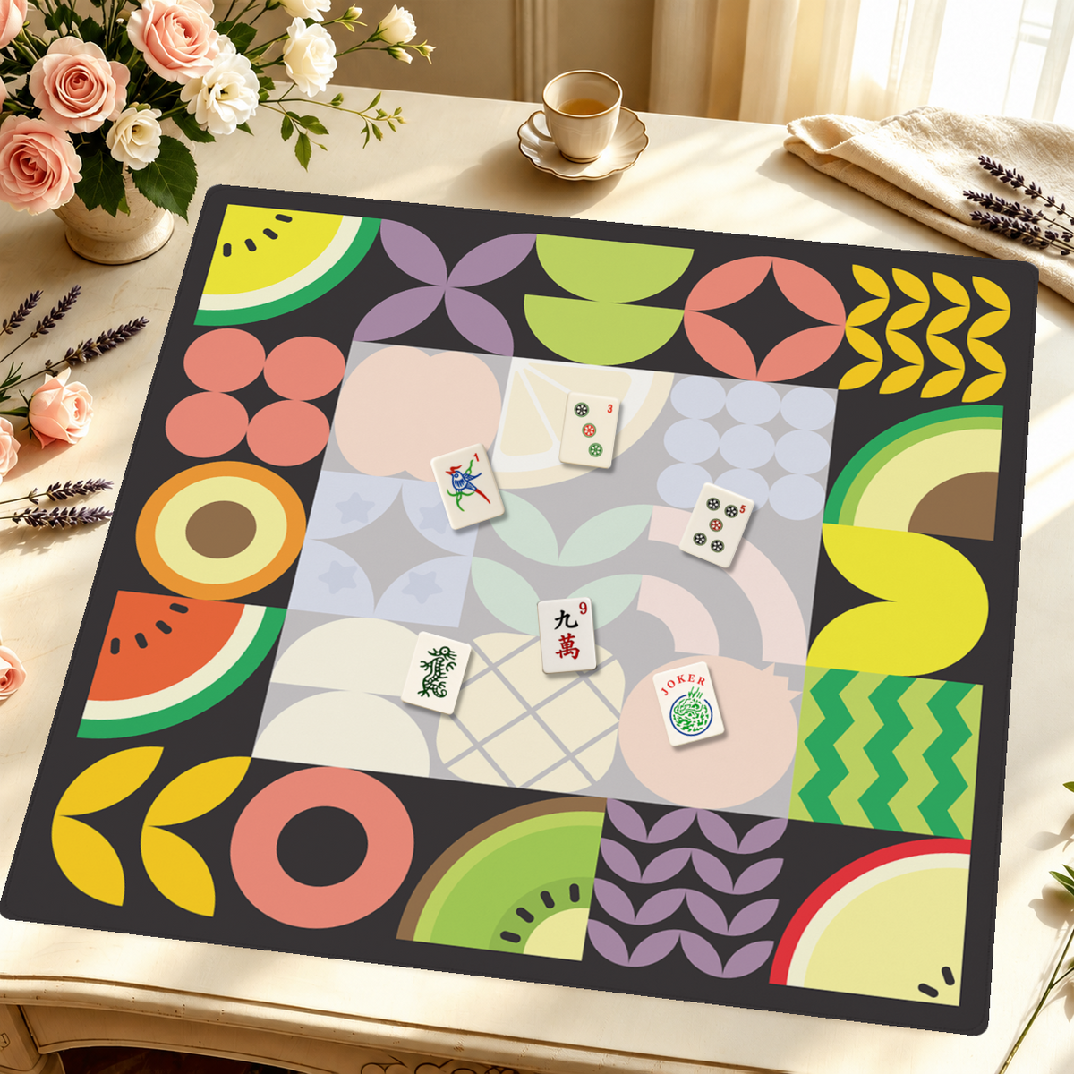 Mahjong by SI™ Harvest Grid Mahjong Mat