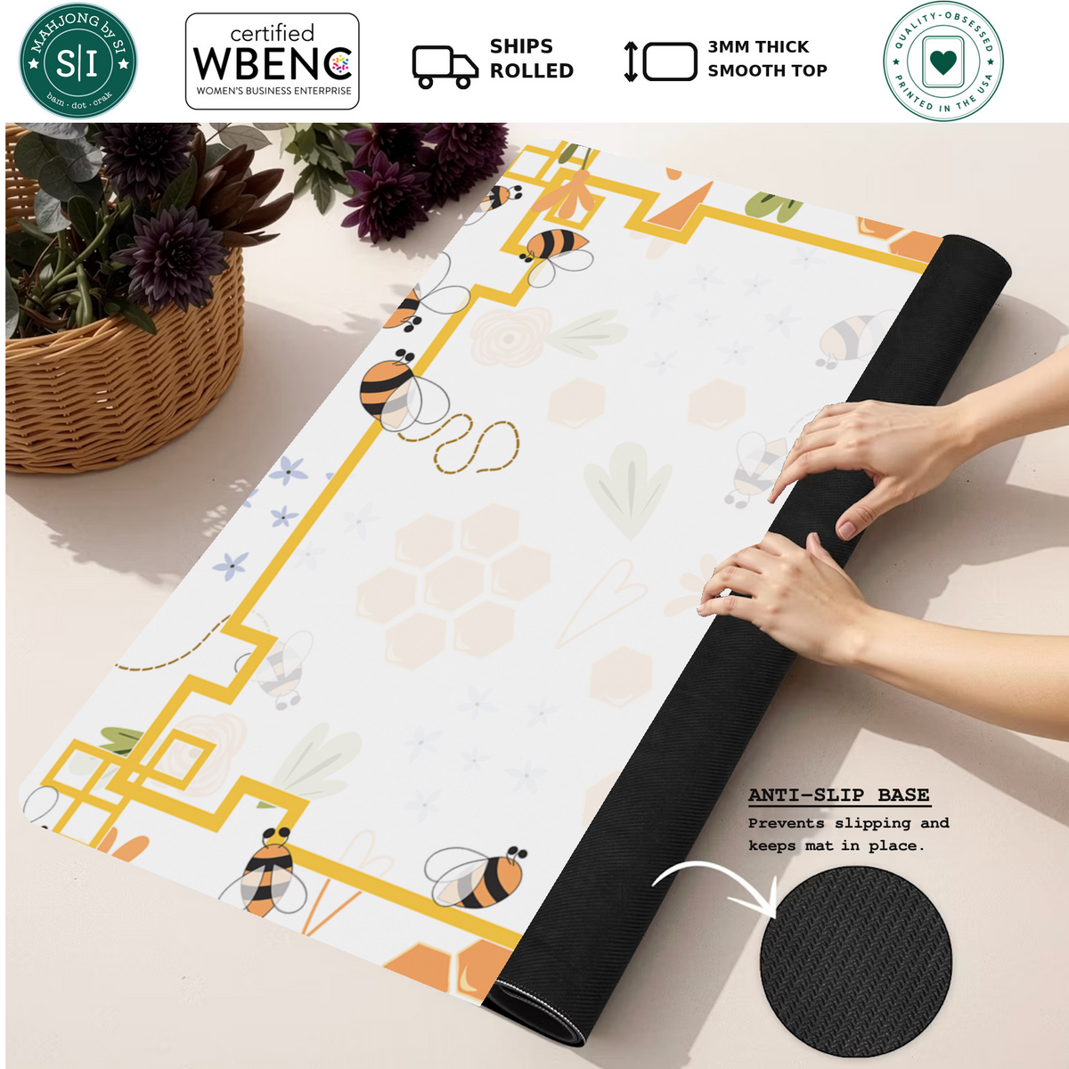 Mahjong by SI™ Honey Lovers Mahjong Mat