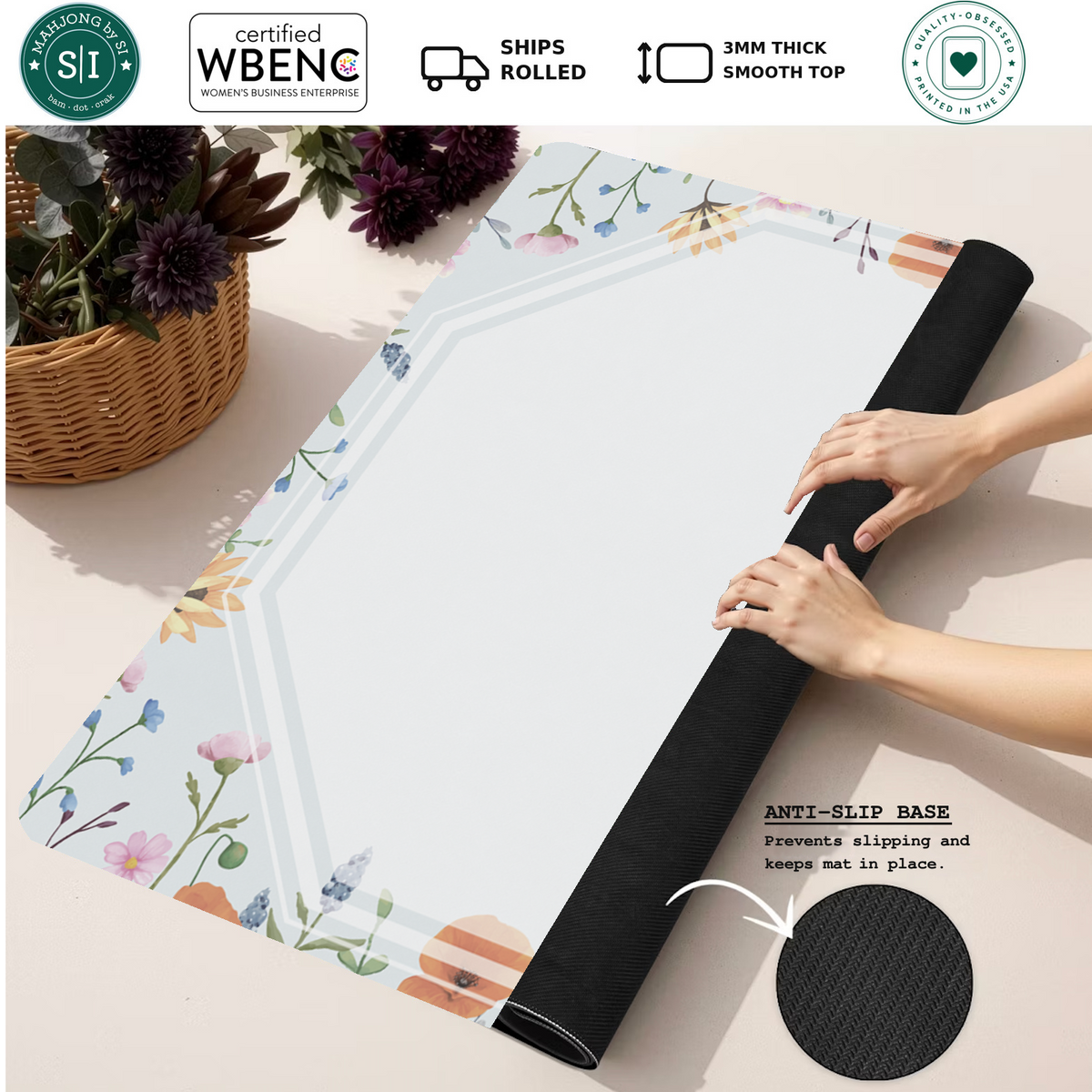 Mahjong by SI™ Into the Meadow Mahjong Mat