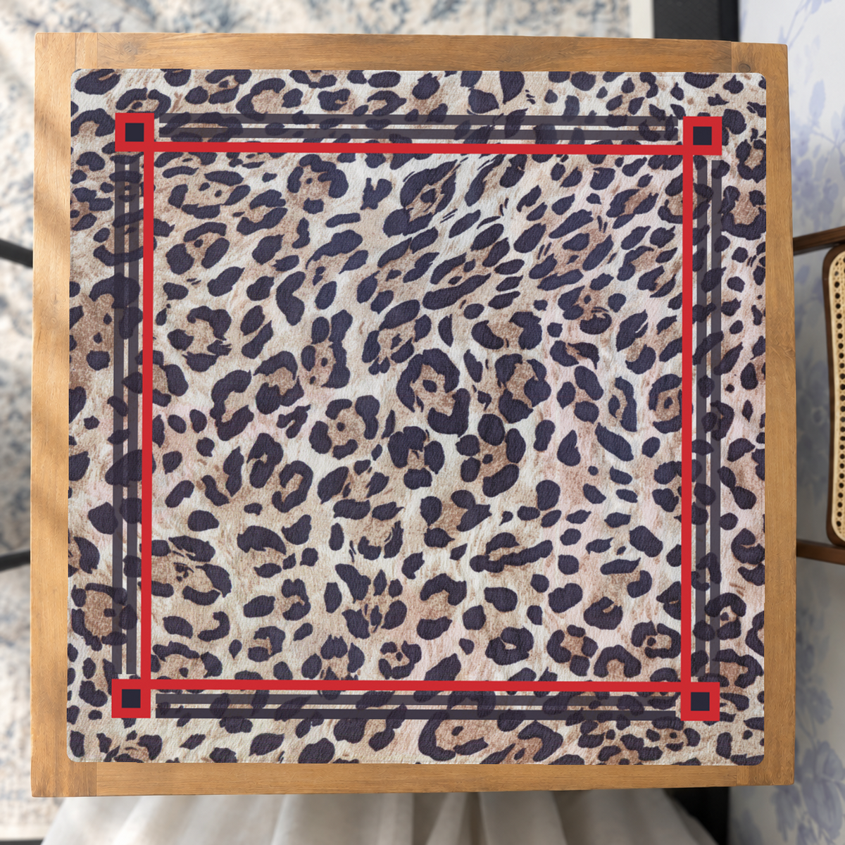 Mahjong by SI™ Leopard Chic Mahjong Mat