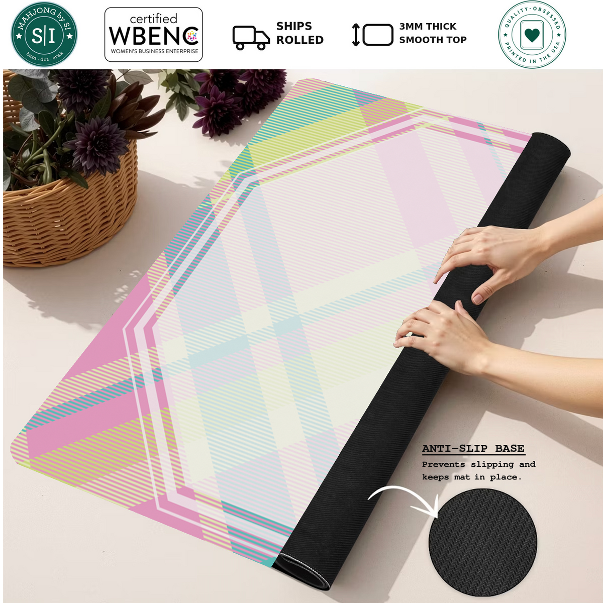 Mahjong by SI™ Pastel Power Move Mahjong Mat