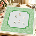 Mahjong by SI™ Paws and Reflect | Green Mahjong Mat