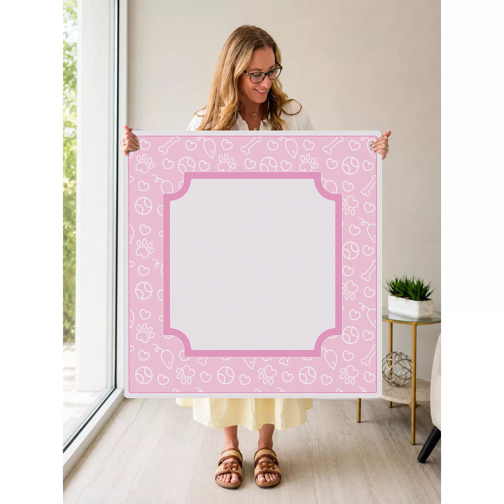 Mahjong by SI™ Paws and Reflect | Pink Mahjong Mat