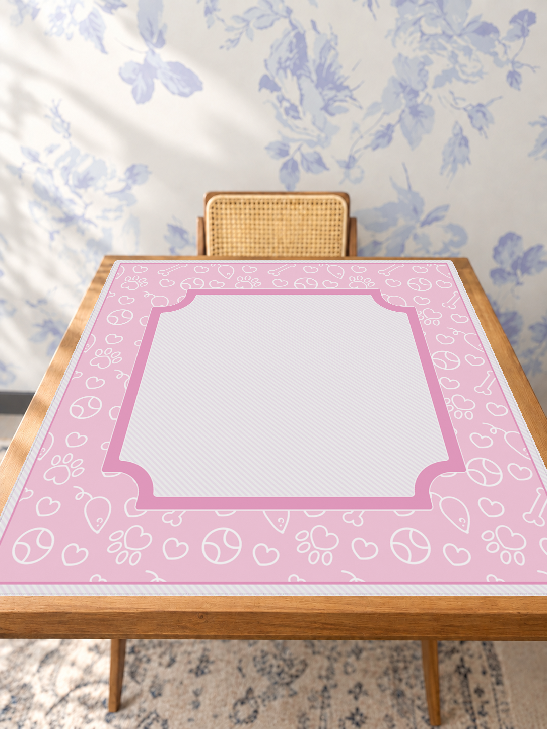 Mahjong by SI™ Paws and Reflect | Pink Mahjong Mat