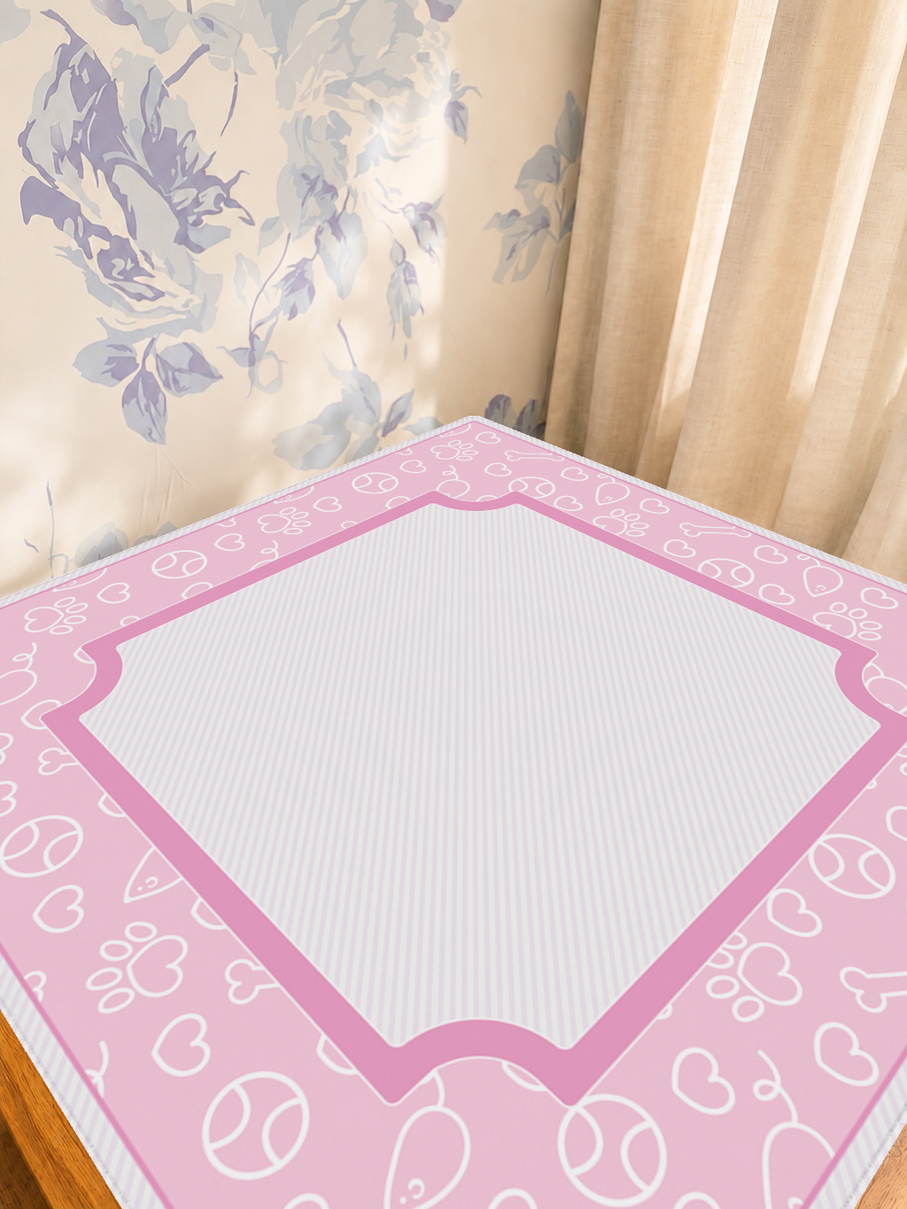 Mahjong by SI™ Paws and Reflect | Pink Mahjong Mat