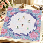 Mahjong by SI™ Peony Lattice Mahjong Mat