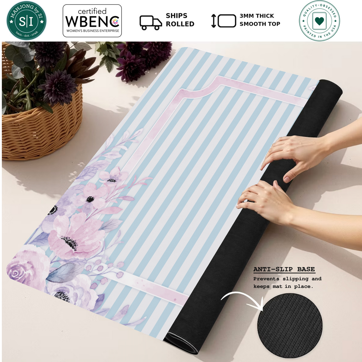 Mahjong by SI™ Petal Dust Mahjong Mat