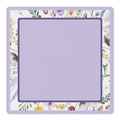 Petal Pushers Purple Border mahjong mat by Mahjong by SI