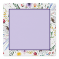 Petal Pushers Purple Square mahjong mat by Mahjong by SI
