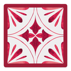 Point Taken Red mahjong mat by Mahjong by SI