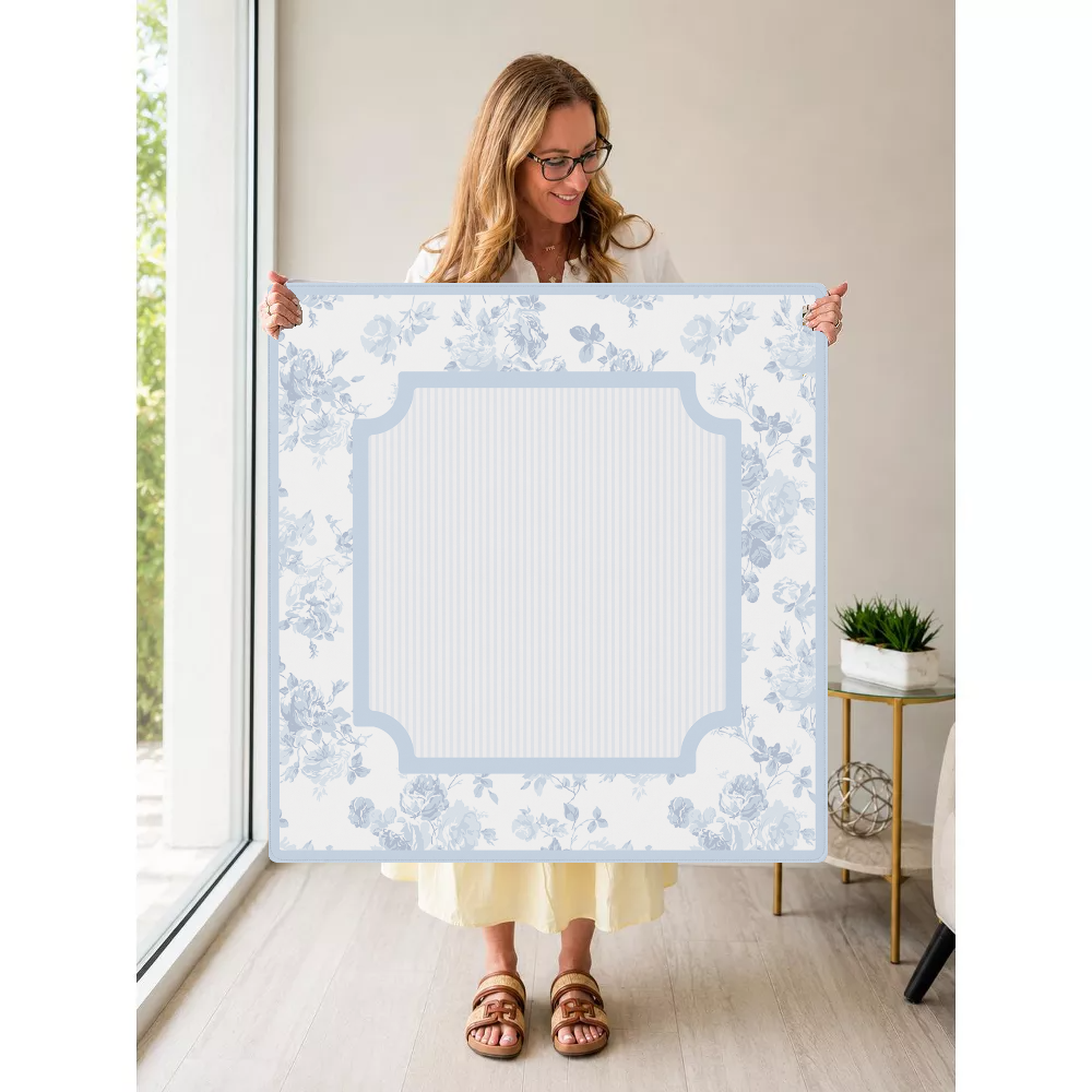 Mahjong by SI™ Princhie’s Haven | Blue Mahjong Mat