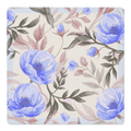 Rose Garden Blue mahjong mat by Mahjong by SI
