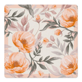 Rose Garden Orange mahjong mat by Mahjong by SI