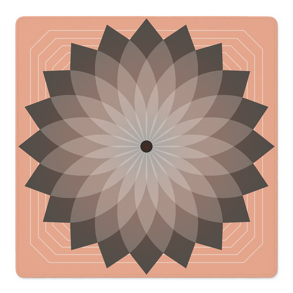 Mahjong by SI™ Eternal Mandala | Pink Mahjong Mat