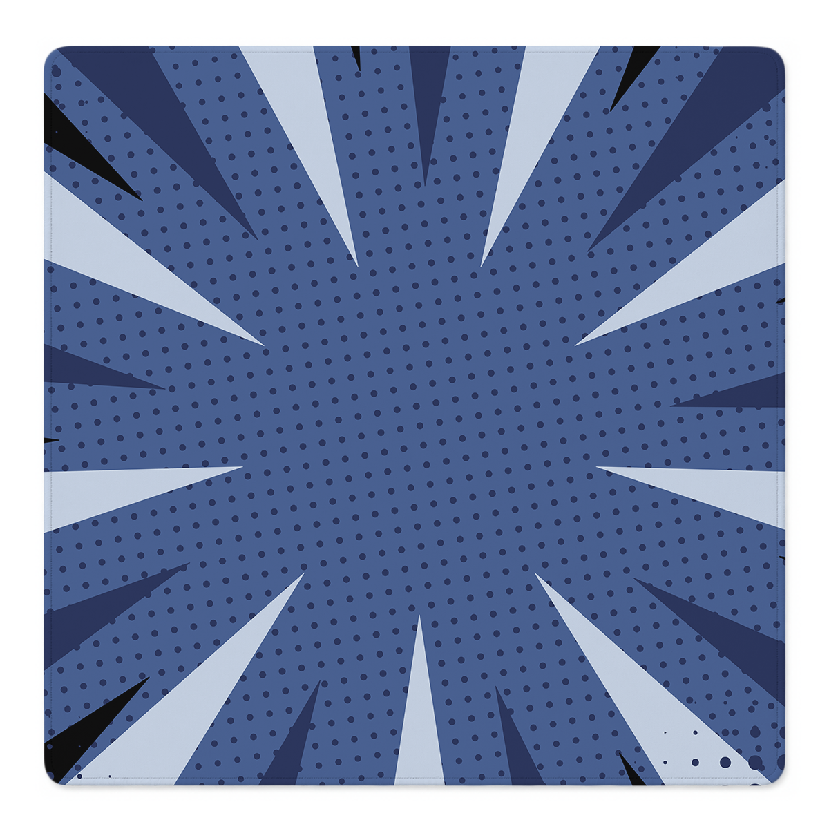 Star Power Blue mahjong mat by Mahjong by SI