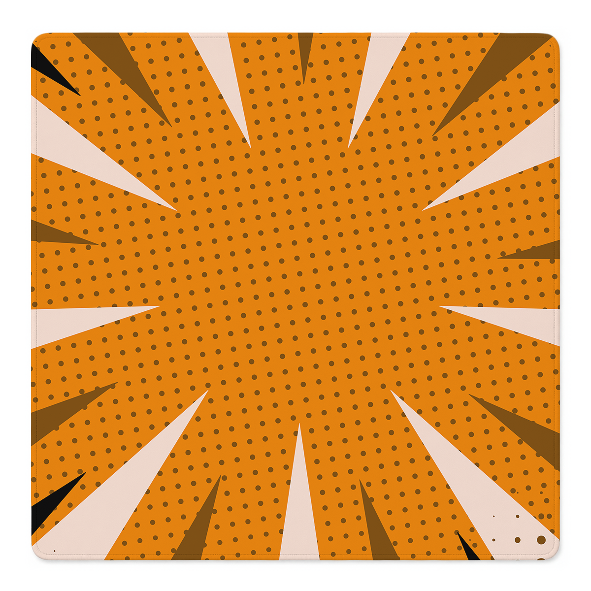 Star Power Orange mahjong mat by Mahjong by SI