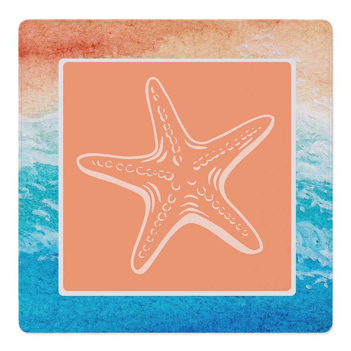 Starfish Upon A Time mahjong mat by Mahjong by SI