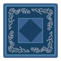 Stem Situation Blue mahjong mat by Mahjong by SI