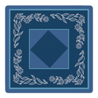Stem Situation Blue mahjong mat by Mahjong by SI