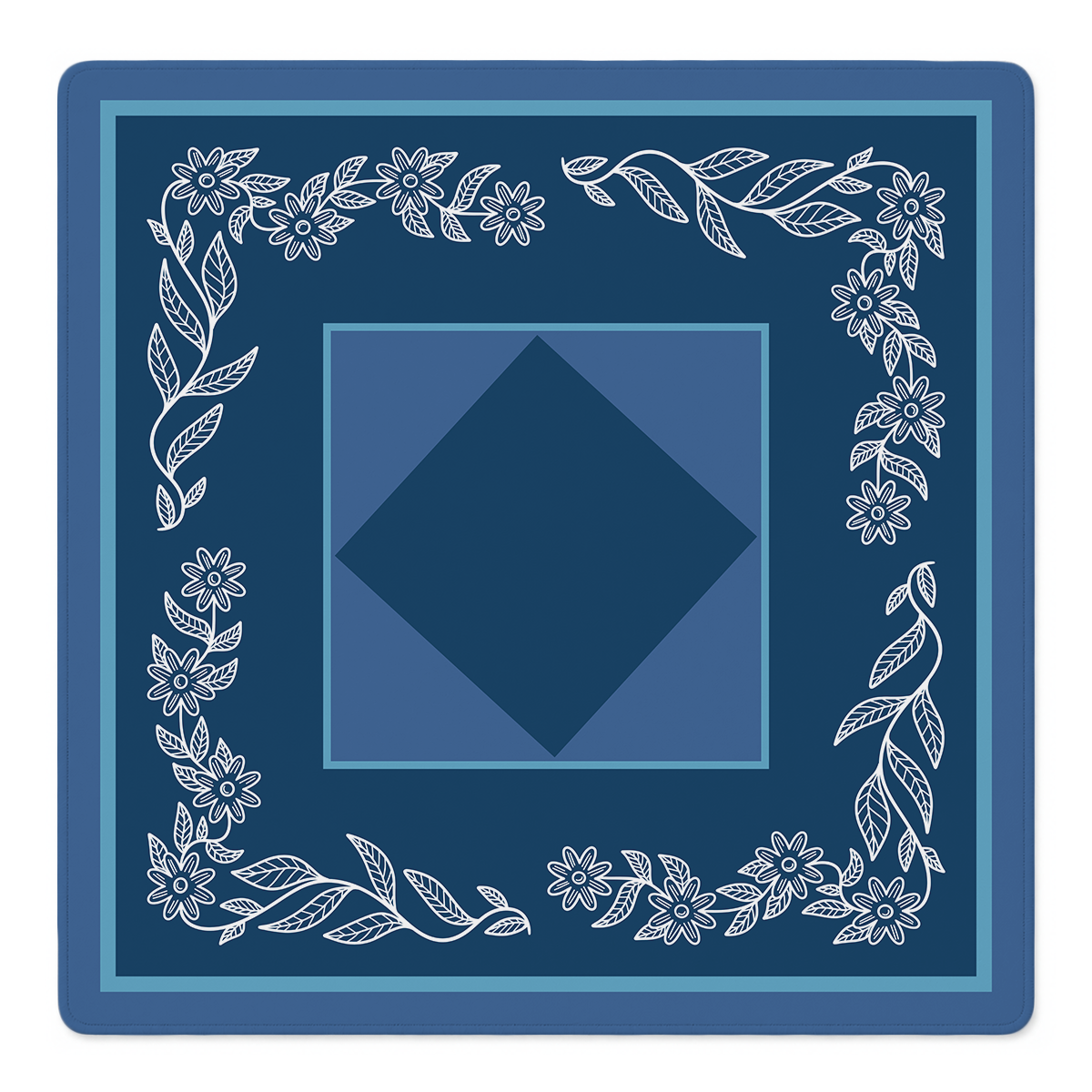 Stem Situation Blue mahjong mat by Mahjong by SI
