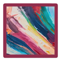 Stroke of Genius Red Border mahjong mat by Mahjong by SI