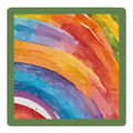 Swirl Power Green Border mahjong mat by Mahjong by SI