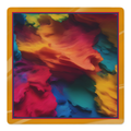 Textured Taste Orange Border mahjong mat by Mahjong by SI