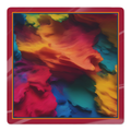 Textured Taste Red Border mahjong mat by Mahjong by SI