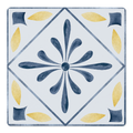 Tile Me More Blue mahjong mat by Mahjong by SI