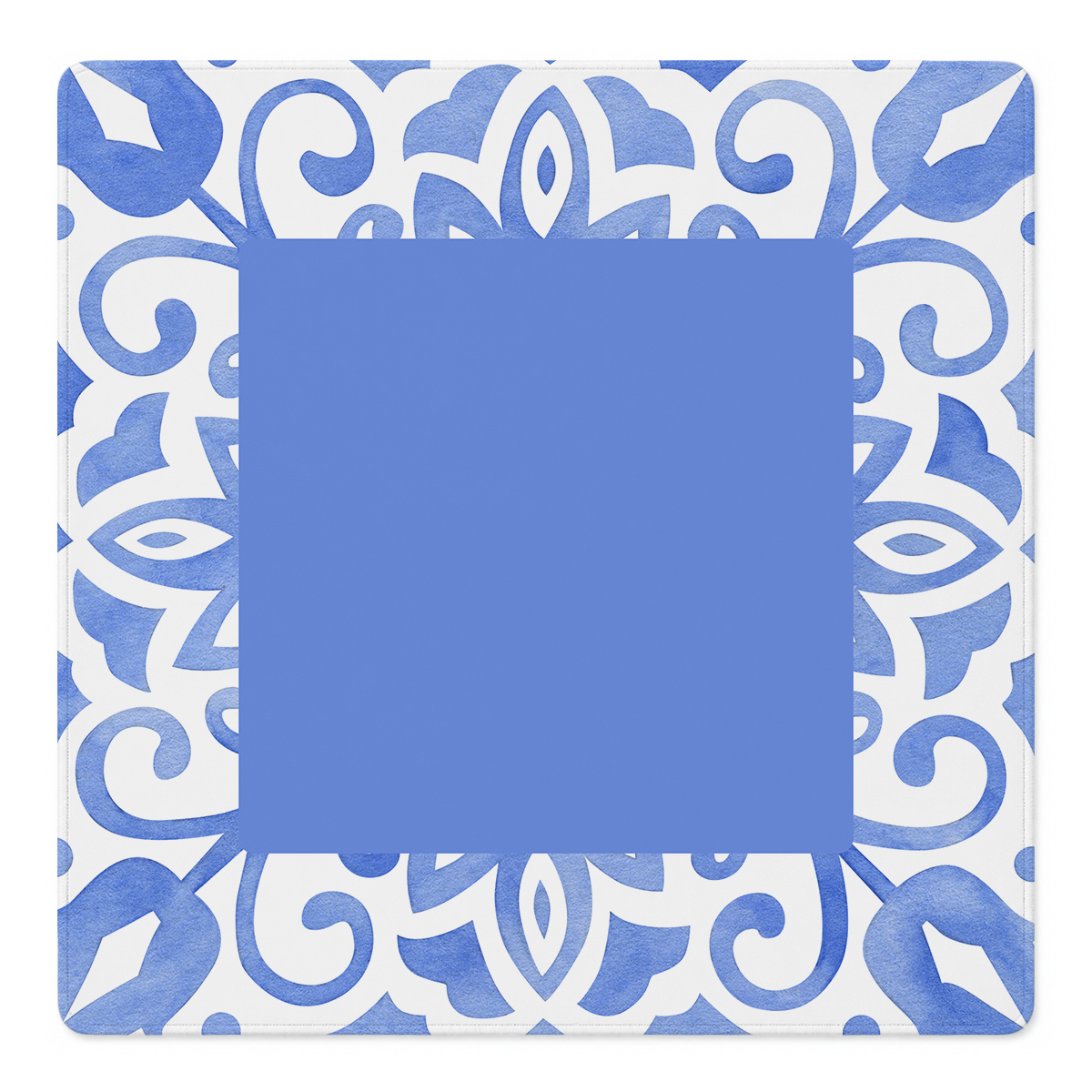 Twist And Tile Blue mahjong mat by Mahjong by SI