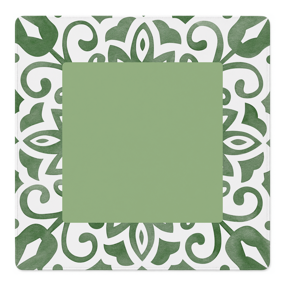 Twist And Tile Green mahjong mat by Mahjong by SI