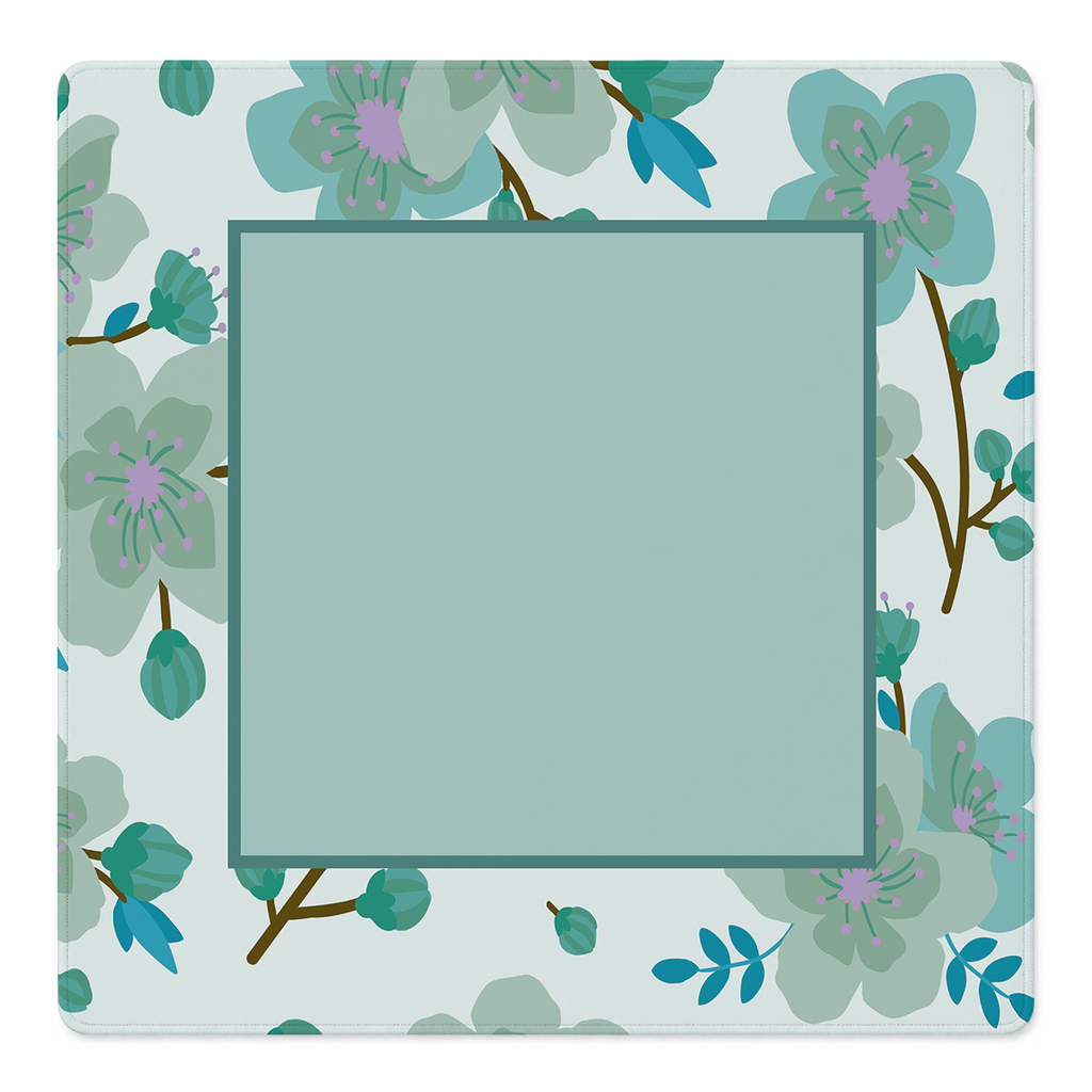 Vine Time Green mahjong mat by Mahjong by SI
