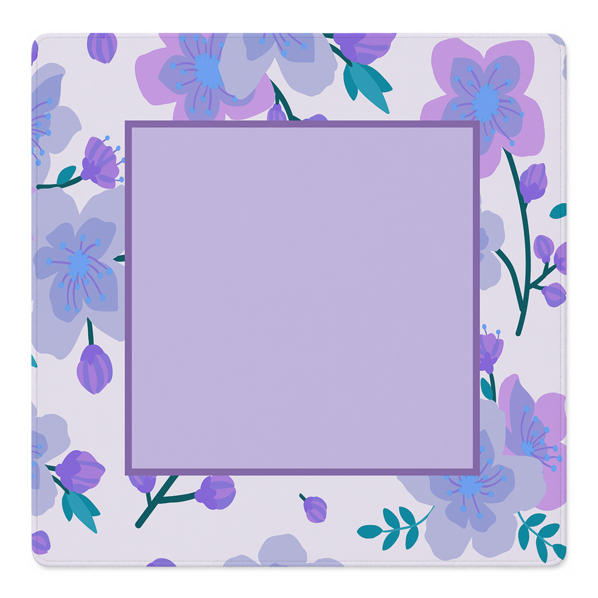 Vine Time Purple mahjong mat by Mahjong by SI