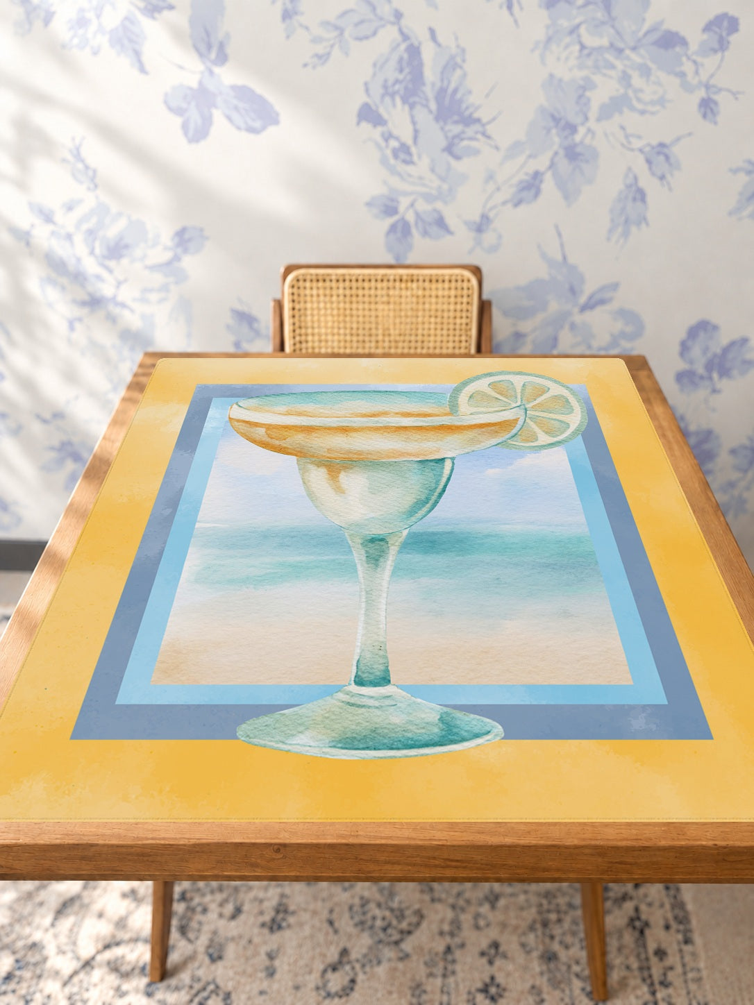 Mahjong by SI™ Margs and Mahj Mahjong Mat — Studio Table Angle [studio-angle-square]