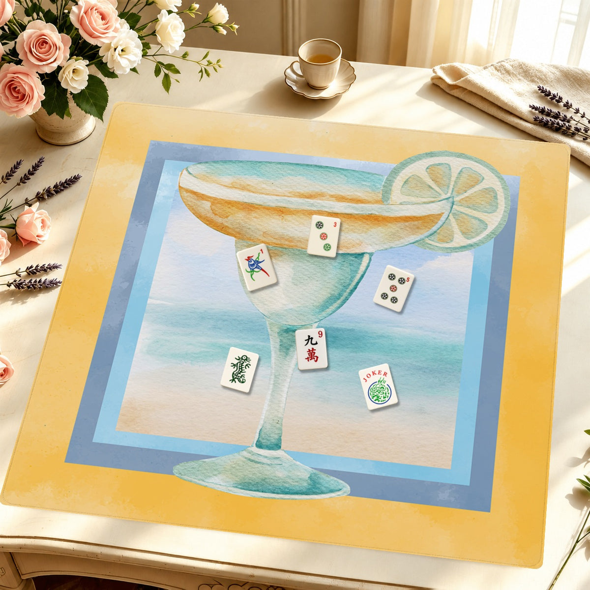 Mahjong by SI™ Margs and Mahj Mahjong Mat — Styled Tile Table [styled-tile-table-square]